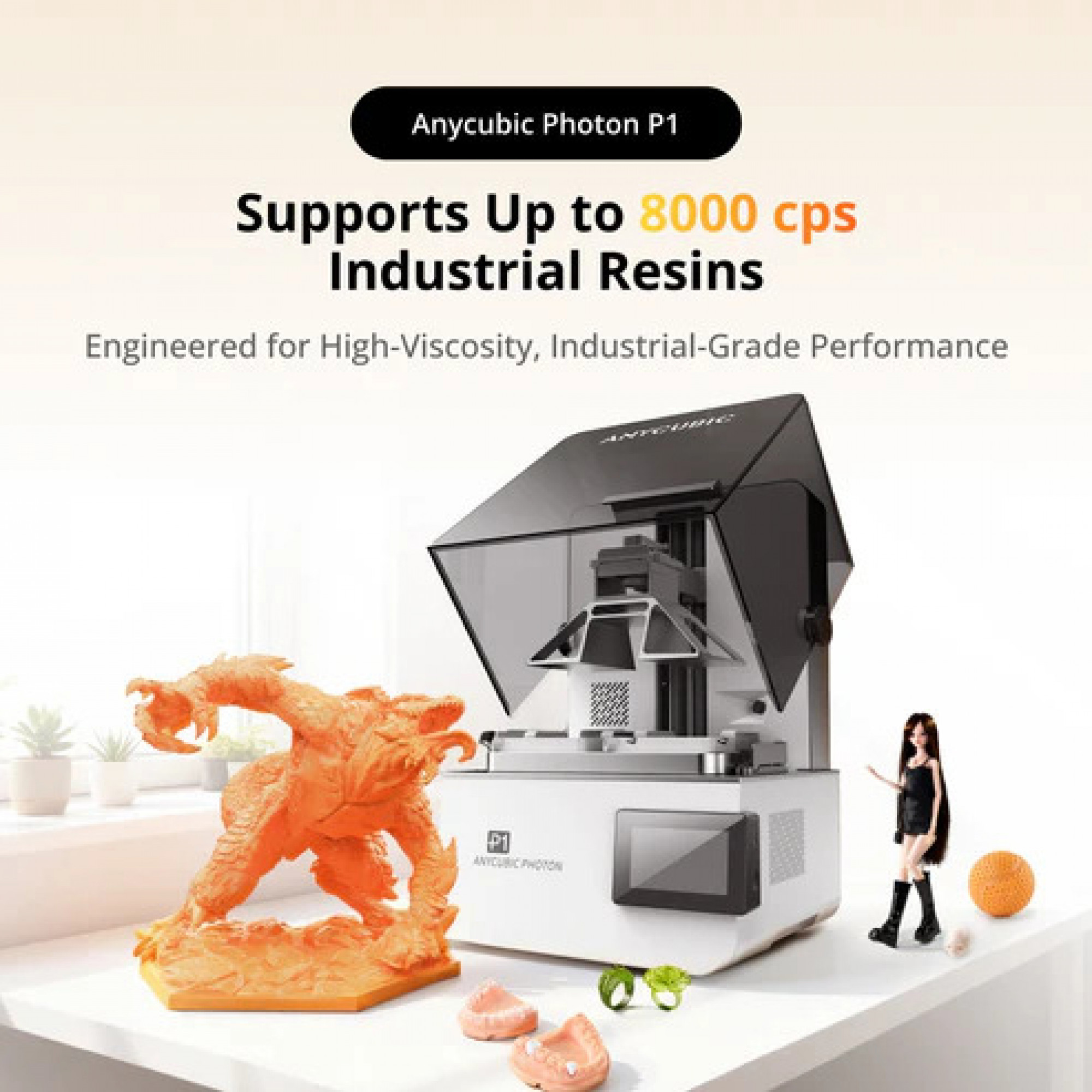 3D-принтер Anycubic Photon P1: Industrial Grade Prosumer Resin 3D Printer